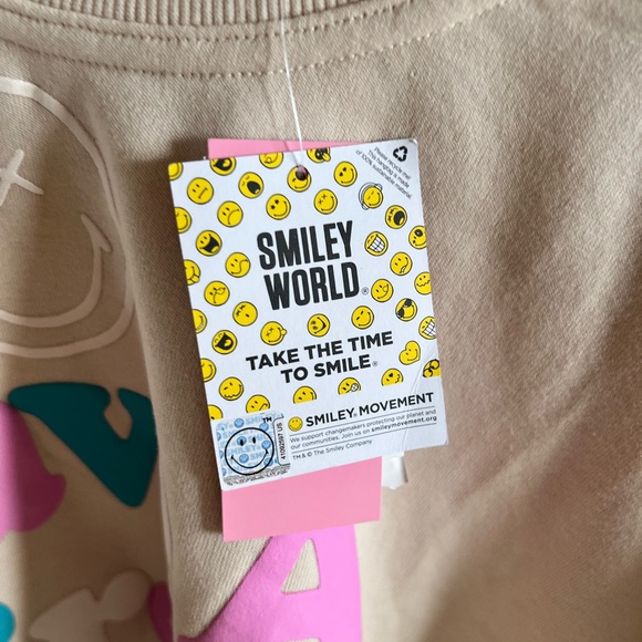 Smiley World Women's Great Day SmileyWorld Graphic Sweatshirt & Jogger Set 2X - Picture 7 of 12